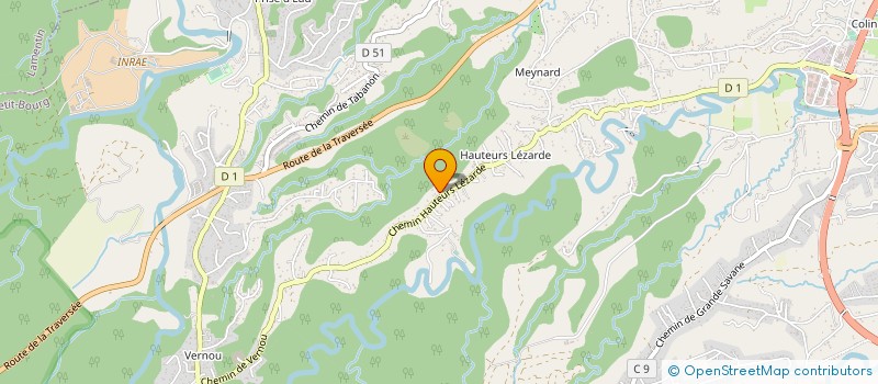 localisation de l'entreprise HEGVEZ  PETIT-BOURG