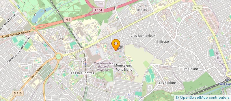 localisation de l'entreprise HEI TRANSACTION à VILLEPINTE