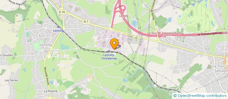 localisation de l'entreprise HEICO FRANCE  LENTILLY