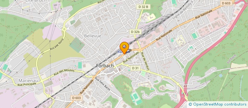 localisation de l'entreprise HEIDET JAGER SA à FORBACH