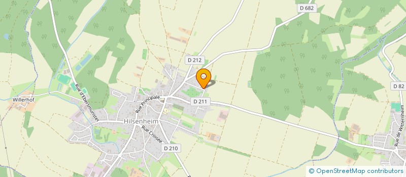 localisation de l'entreprise HEIDRICH CONSTRUCTION  HILSENHEIM