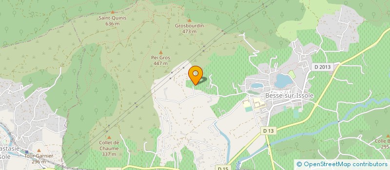 localisation de l'entreprise HEIKEL TERRASSEMENT CONSTRUCTION RENOVATION  BESSE-SUR-ISSOLE