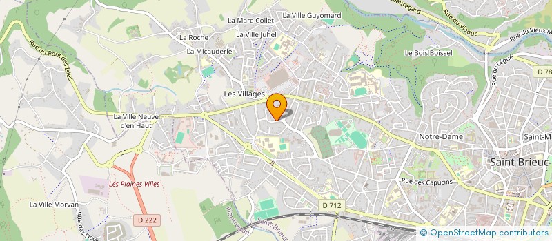 localisation de l'entreprise HEIM à SAINT-BRIEUC