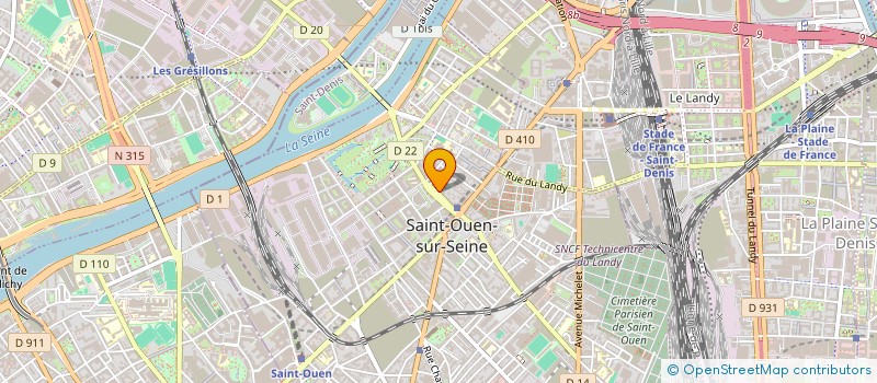 localisation de l'entreprise HEIMAT à SAINT-OUEN-SUR-SEINE