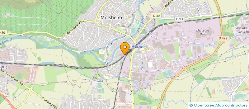 localisation de l'entreprise HEINRICH FONDERIE SAS à MOLSHEIM