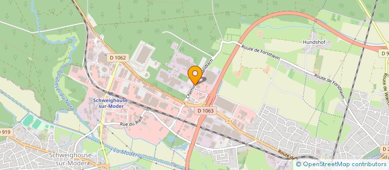 localisation de l'entreprise HEINRICH SCHMID HAGUENAU  HAGUENAU