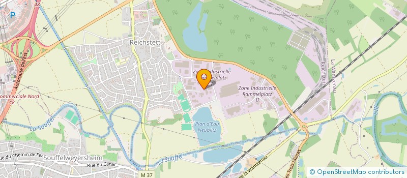 localisation de l'entreprise HEINRICH SPAHN FRANCE  REICHSTETT