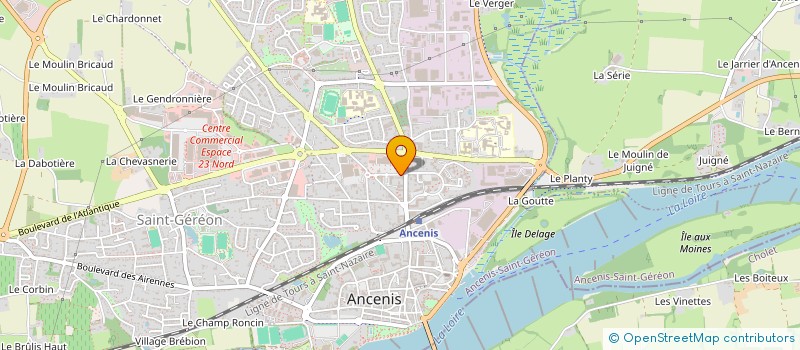 localisation de l'entreprise HEINZ  ANCENIS-SAINT-GEREON