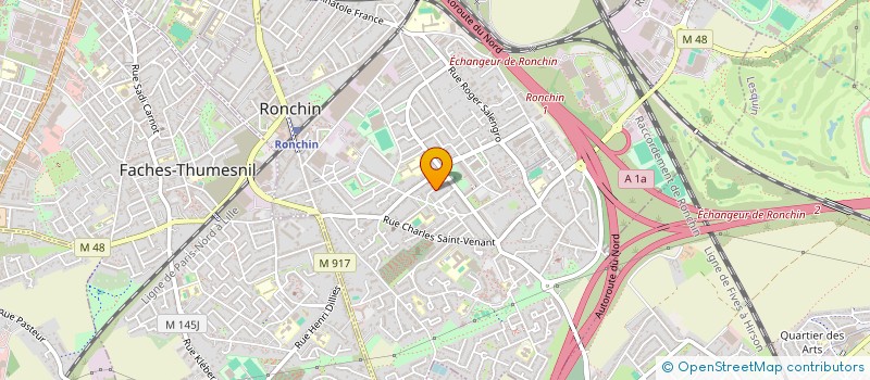 localisation de l'entreprise HEIPORINETIA  RONCHIN