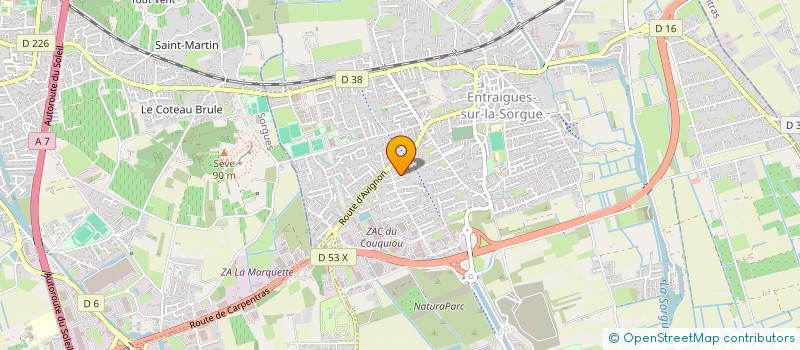 localisation de l'entreprise HEIRECHE  ENTRAIGUES-SUR-LA-SORGUE