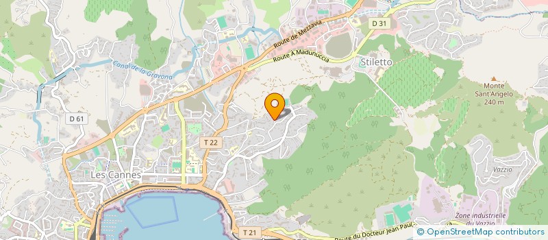 localisation de l'entreprise HEIS IMMO à AJACCIO