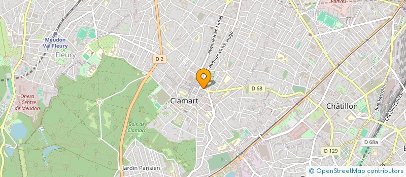 localisation de l'entreprise HEISENBERG à CLAMART