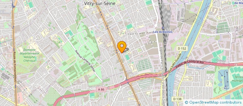 localisation de l'entreprise HEISSEL à VITRY-SUR-SEINE