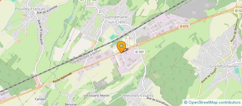 localisation de l'entreprise HEITMANN ET FILS à VELESMES-ESSARTS