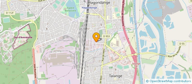 localisation de l'entreprise HEITZ  HAGONDANGE