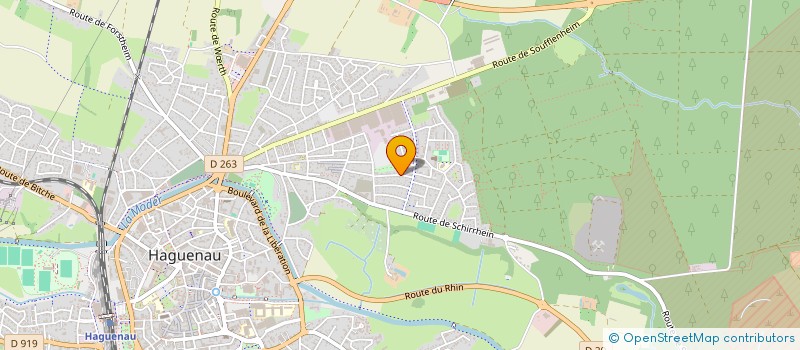 localisation de l'entreprise HEITZ LEYSSAC  HAGUENAU