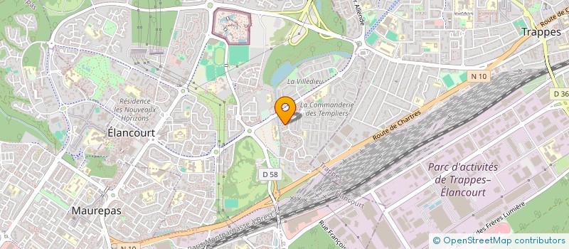 localisation de l'entreprise HEIVA à ELANCOURT