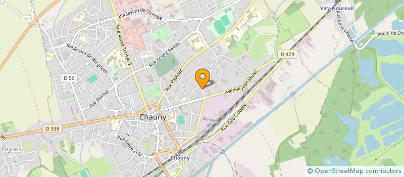 localisation de l'entreprise HEIVA CLUB NAUTIQUE DE CHAUNY à CHAUNY