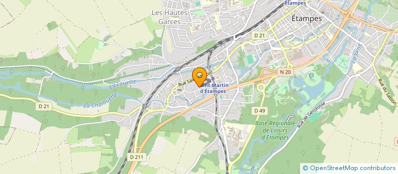 localisation de l'entreprise HEK CABLING à ETAMPES