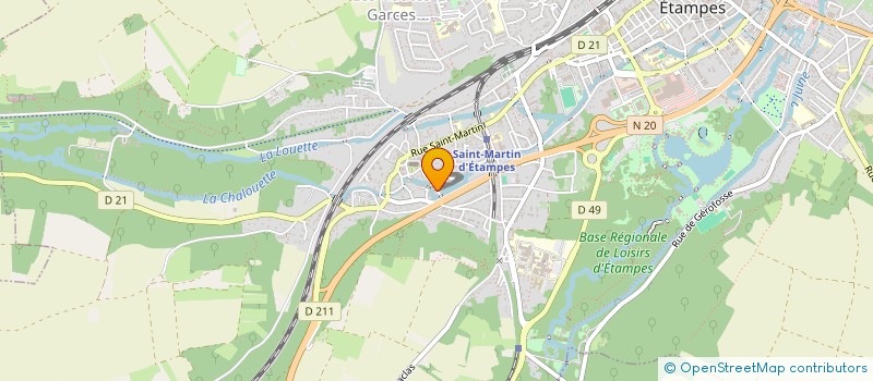 localisation de l'entreprise HEK IMMOBILIER  ETAMPES