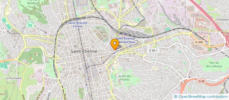 localisation de l'entreprise HEKA GROUP  SAINT-ETIENNE