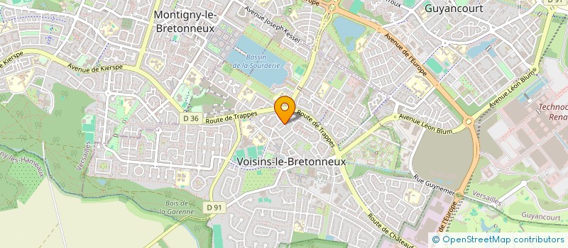 localisation de l'entreprise HEKATE CONSEIL à VOISINS-LE-BRETONNEUX