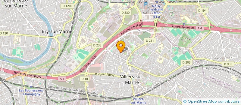 localisation de l'entreprise HEKIMA DATA MANAGEMENT  VILLIERS-SUR-MARNE