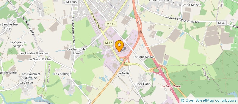 localisation de l'entreprise HEKLA à LES SORINIERES