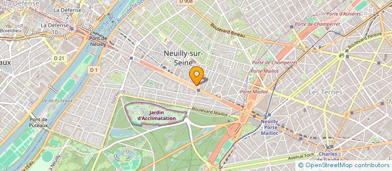 localisation de l'entreprise HEKLA à NEUILLY-SUR-SEINE