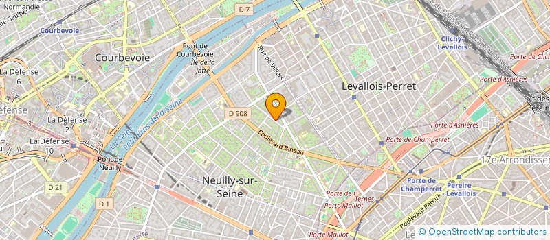 localisation de l'entreprise HEKLAGILE à NEUILLY-SUR-SEINE