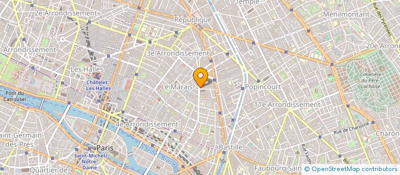 localisation de l'entreprise HEL 3  PARIS