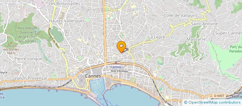 localisation de l'entreprise HEL'AIR à CANNES