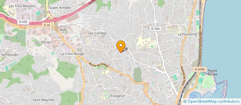 localisation de l'entreprise HEL AZUR  ANTIBES