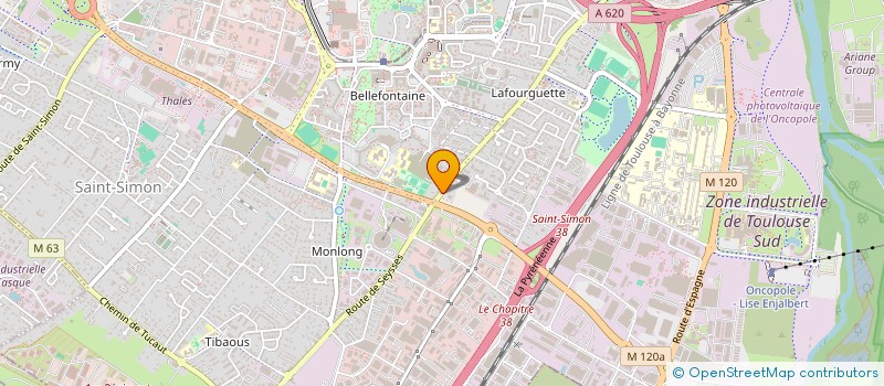 localisation de l'entreprise HEL INVEST  TOULOUSE
