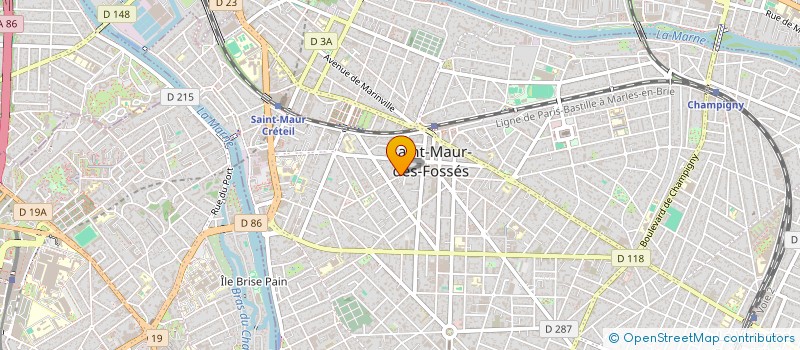 localisation de l'entreprise HEL INVESTISSEMENTS à SAINT-MAUR-DES-FOSSES