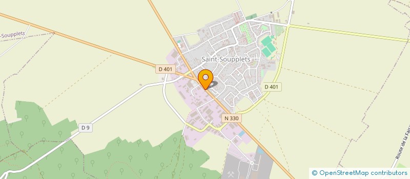 localisation de l'entreprise HEL-LINE à SAINT-SOUPPLETS