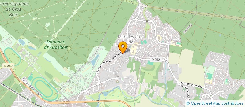 localisation de l'entreprise HEL SCI  MAROLLES-EN-BRIE