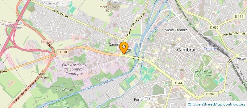 localisation de l'entreprise HEL&SEB 1  CAMBRAI