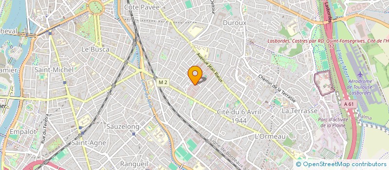 localisation de l'entreprise HEL'TOY à TOULOUSE