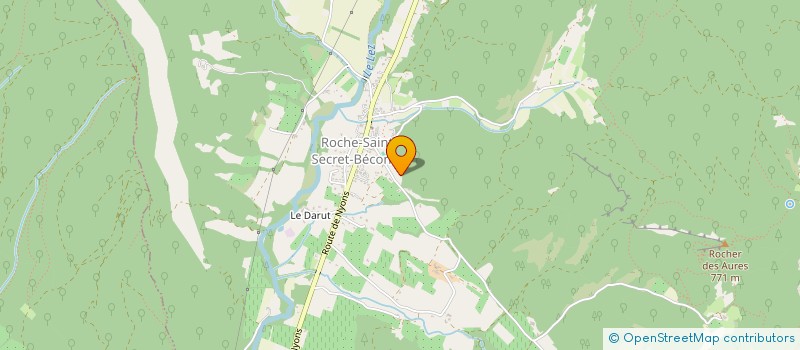 localisation de l'entreprise HELA 26  ROCHE-SAINT-SECRET-BECONNE