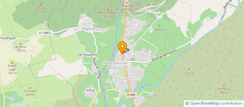 localisation de l'entreprise HELA  SAINT-BAUZILLE-DE-PUTOIS