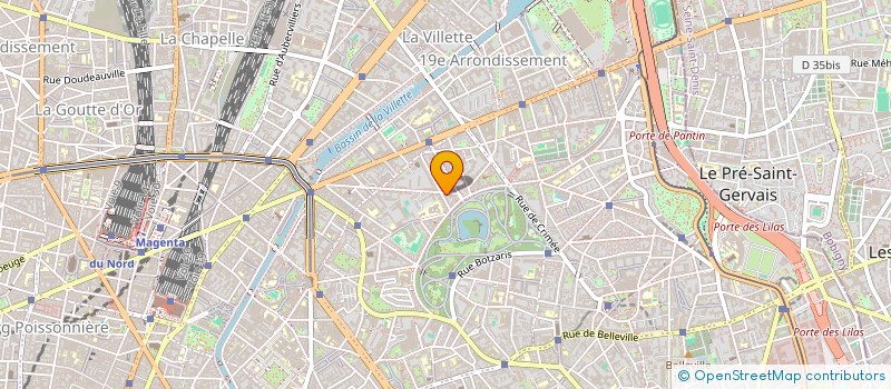 localisation de l'entreprise HELA  PARIS