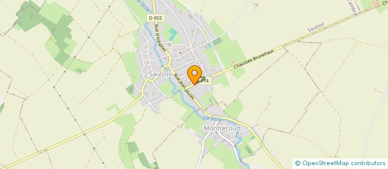 localisation de l'entreprise HELA  SAULZOIR