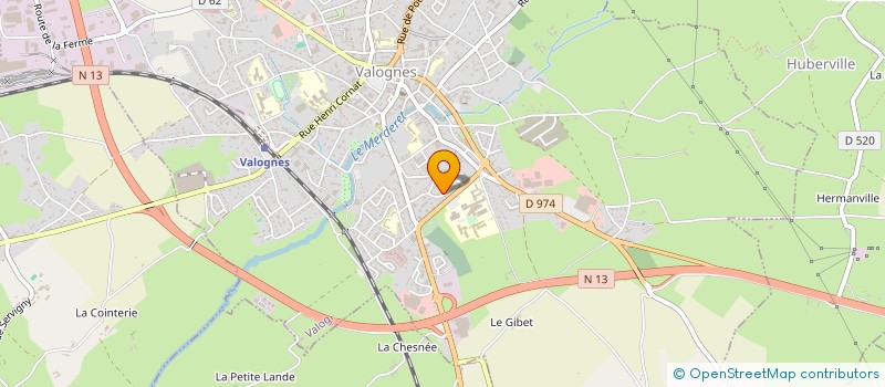 localisation de l'entreprise HELA  VALOGNES