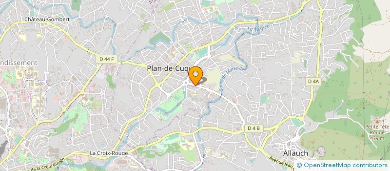 localisation de l'entreprise HELA à PLAN-DE-CUQUES