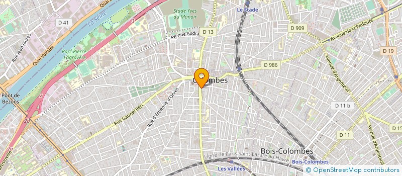 localisation de l'entreprise HELA IMMOBILIER à COLOMBES