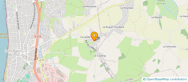 localisation de l'entreprise HELA SERENITE à SAINT-BREVIN-LES-PINS