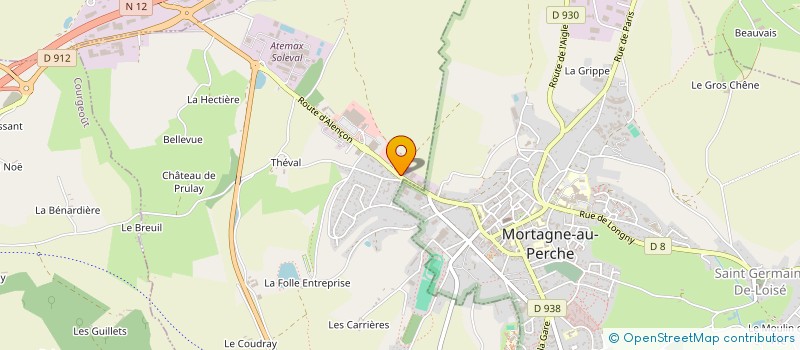 localisation de l'entreprise HELACOR à SAINT-LANGIS-LES-MORTAGNE