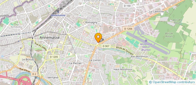 localisation de l'entreprise HELAE à ANNEMASSE