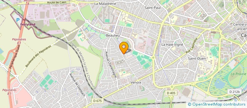 localisation de l'entreprise HELAINE BRISSET à CAEN